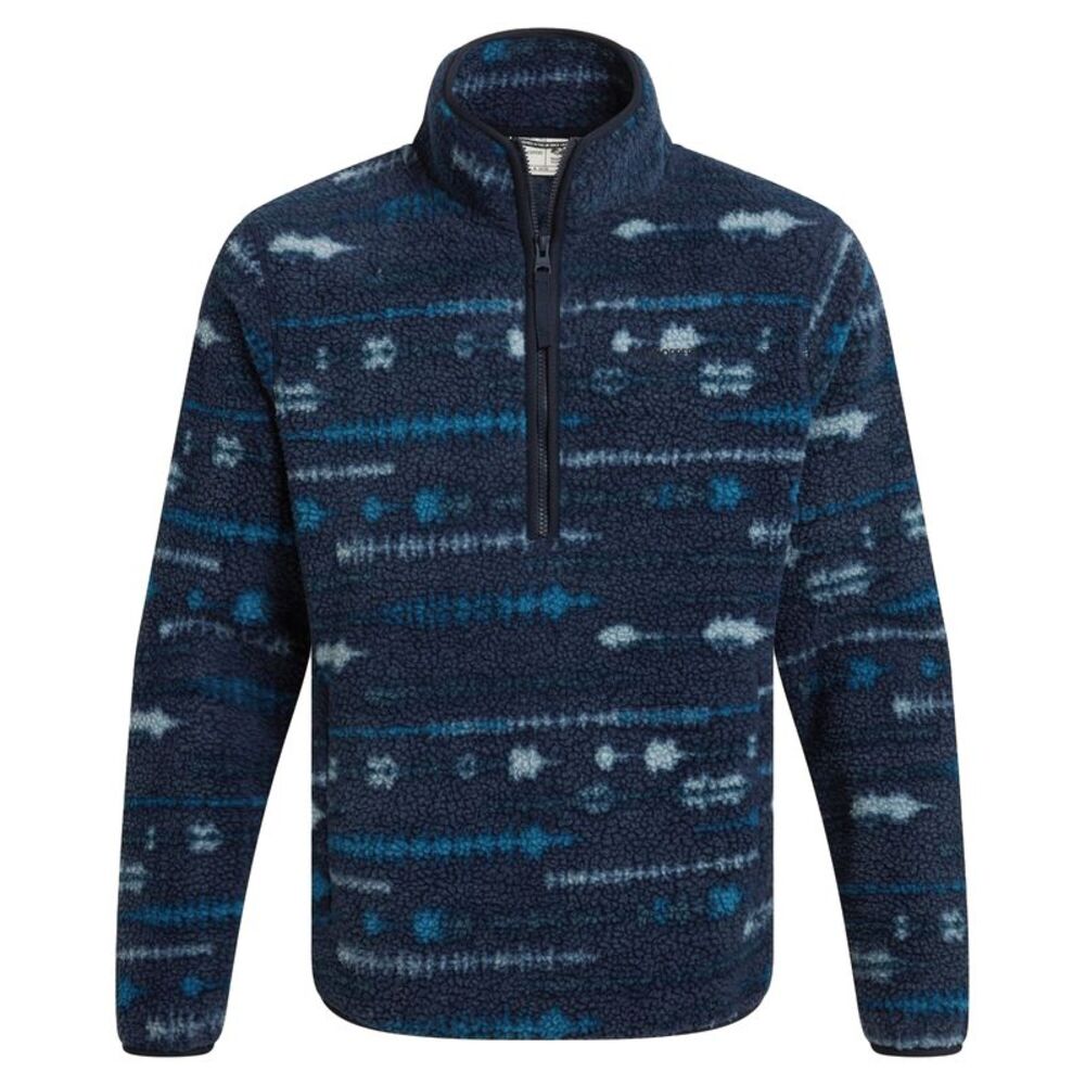 Craghoppers Mens National Trust Rawthey Half Zip Fleece Top / Blue Navy